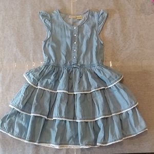 Calvin Klein Girls Size 7 Jean Dress